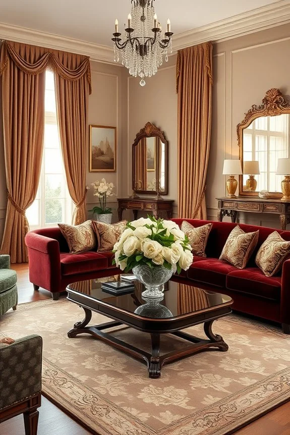 layered rich textiles