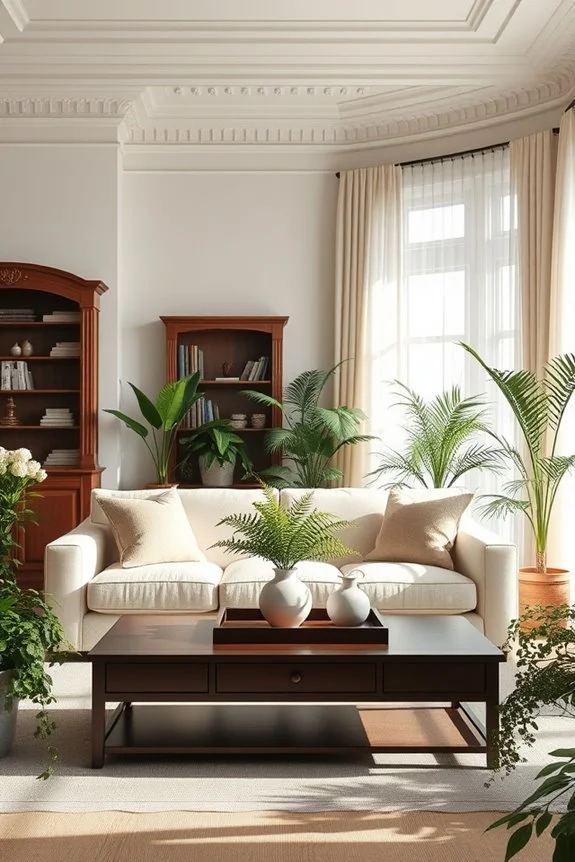 indoor plants enhancing decor