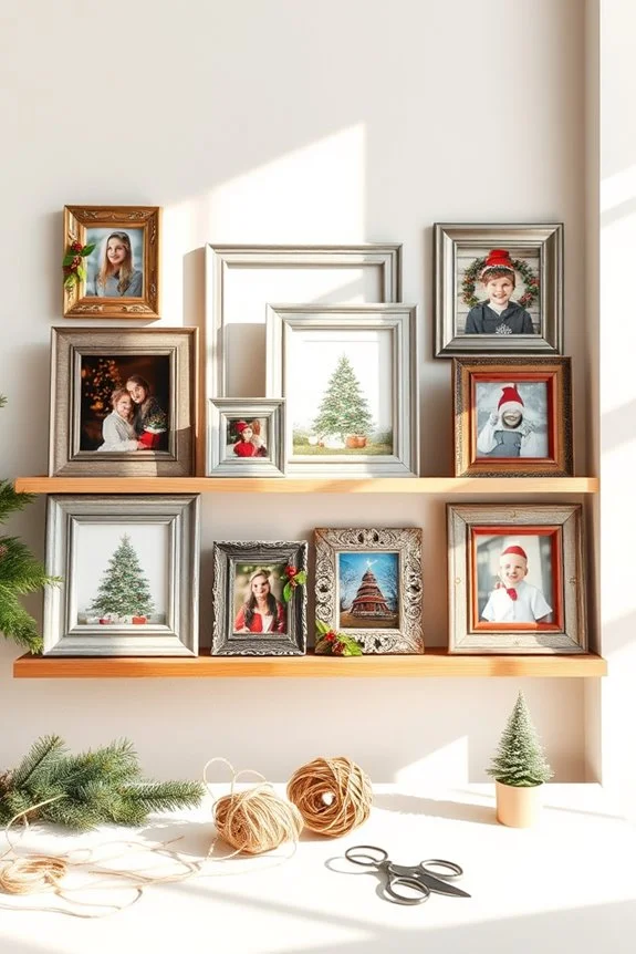 diy festive photo frames
