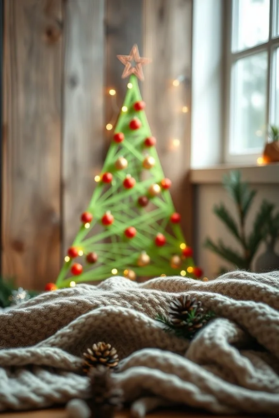 string art holiday decor