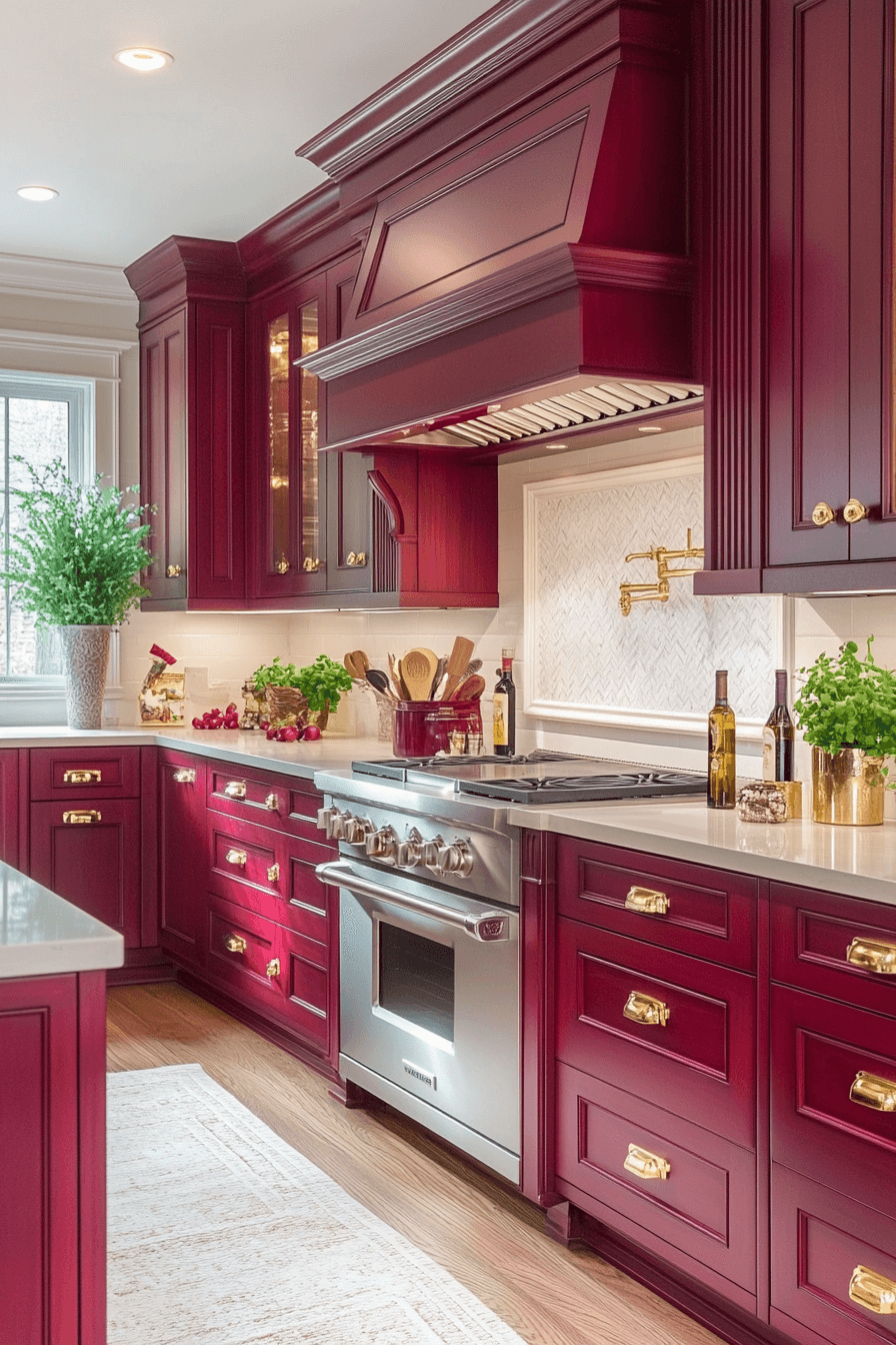 red oak kitchen cabinets