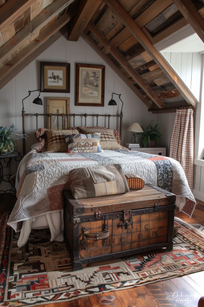 Rustic Charm Attic Space