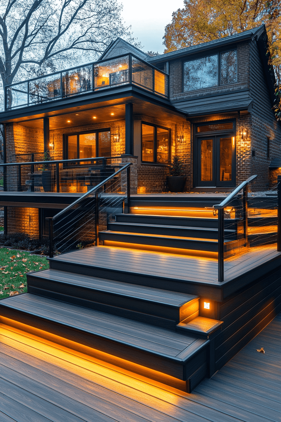 29 Backyard Deck Ideas to Inspire Your Next DIY Project tiered backyard deck