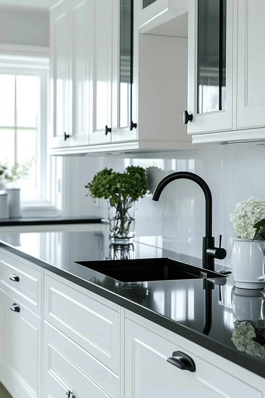 black and white kitchen ideas