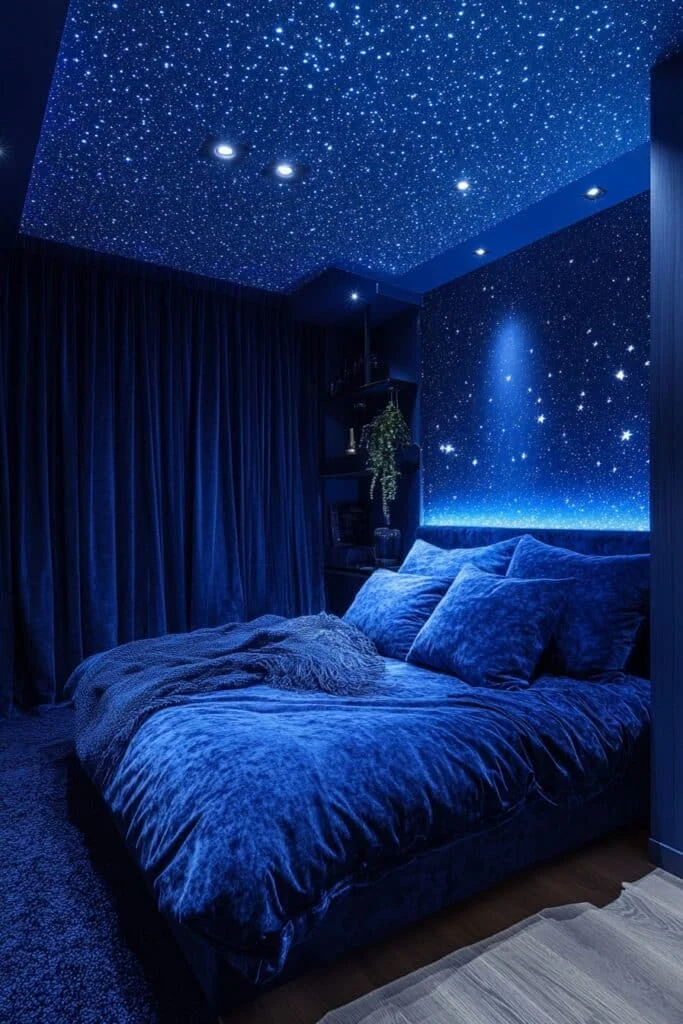 Midnight Blue Stargazer's Retreat