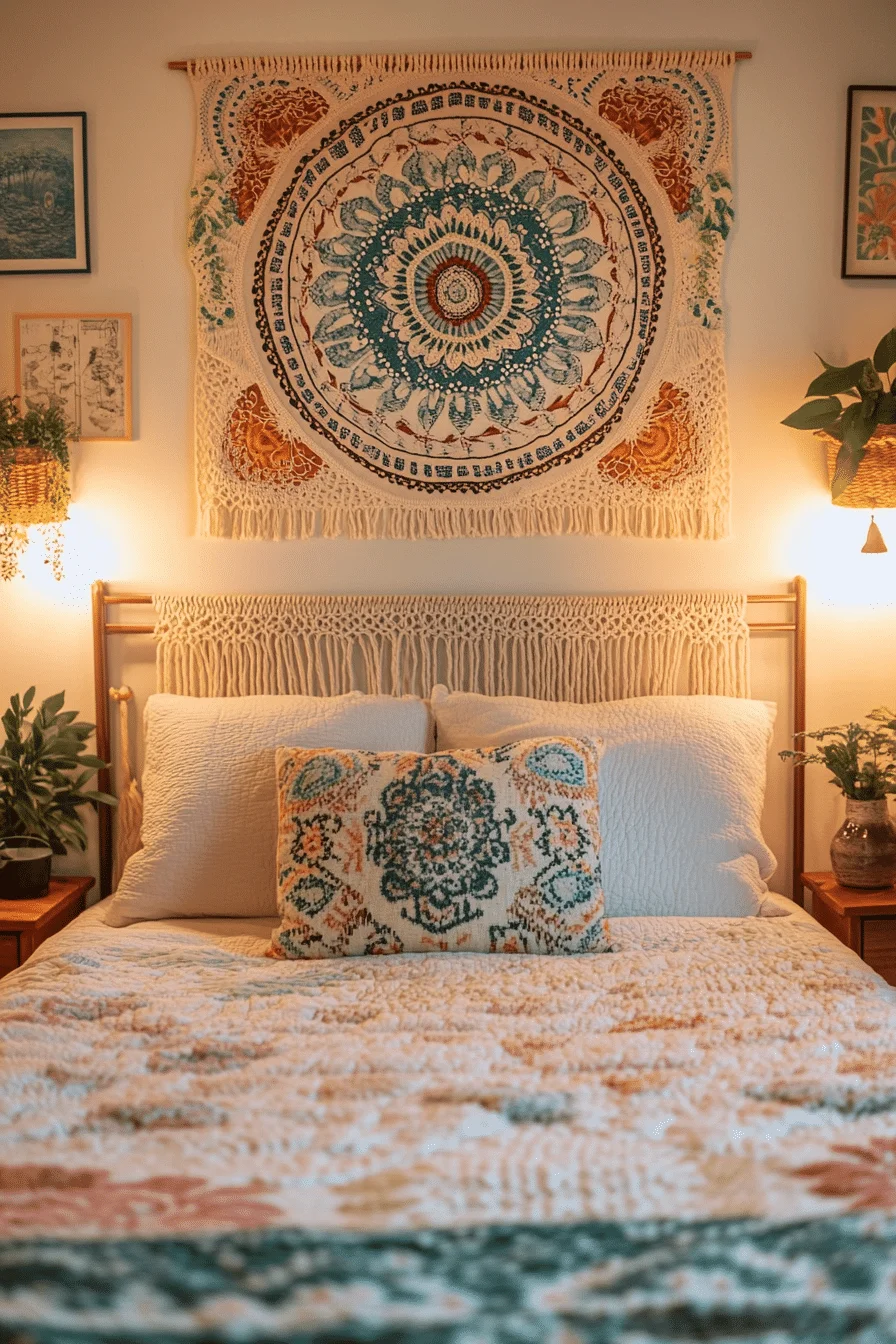 boho vintage bedroom