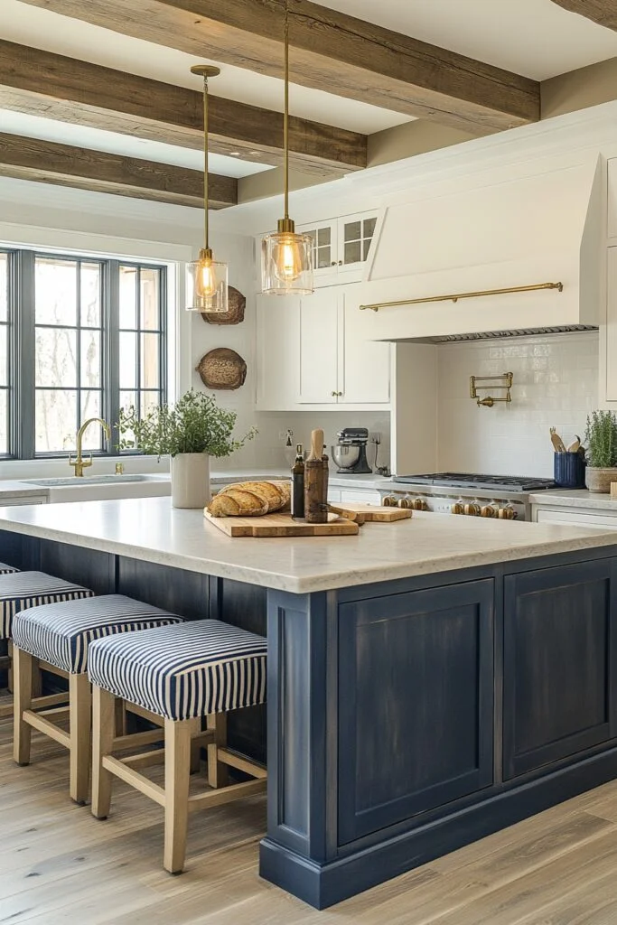 Stylish Maritime Prep Area