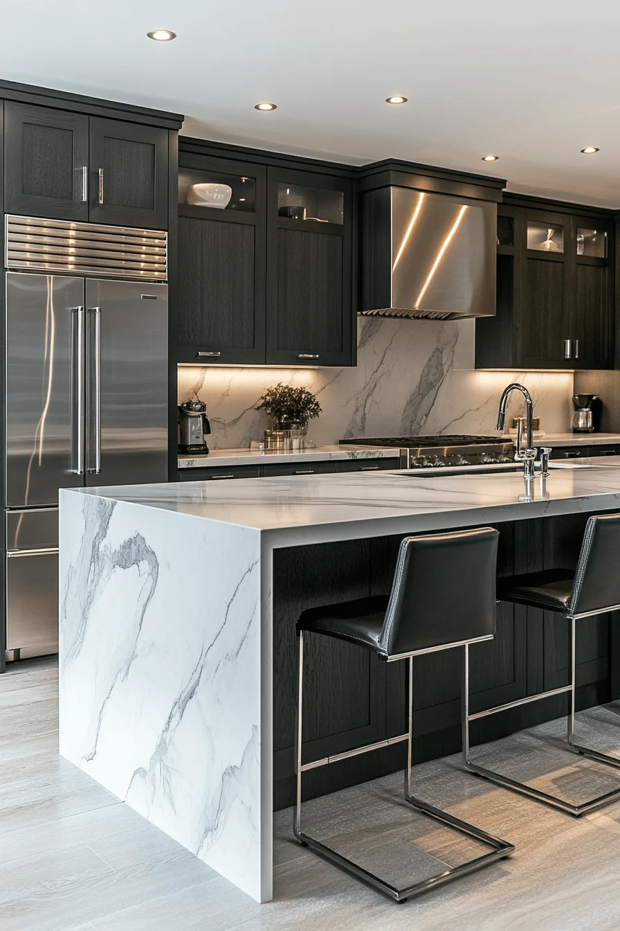 grey kitchen cabinets