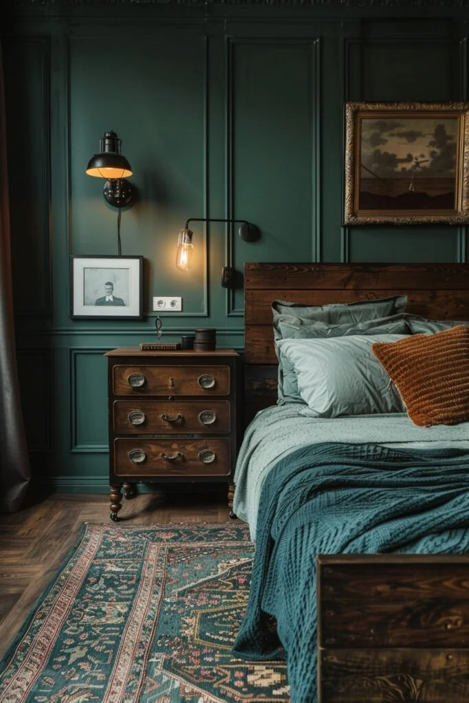 Enigmatic Teal Hideaway