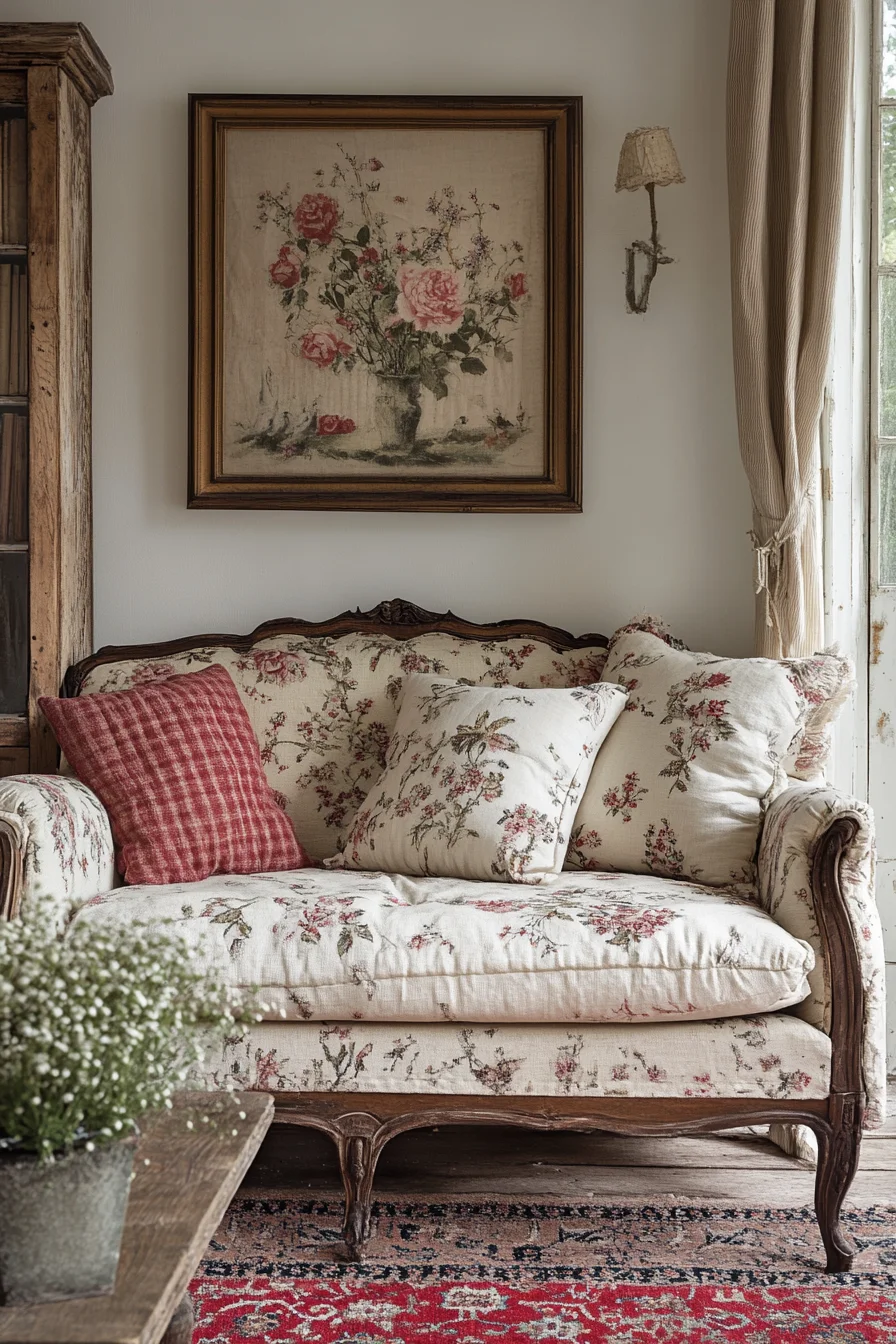 french provincial living room