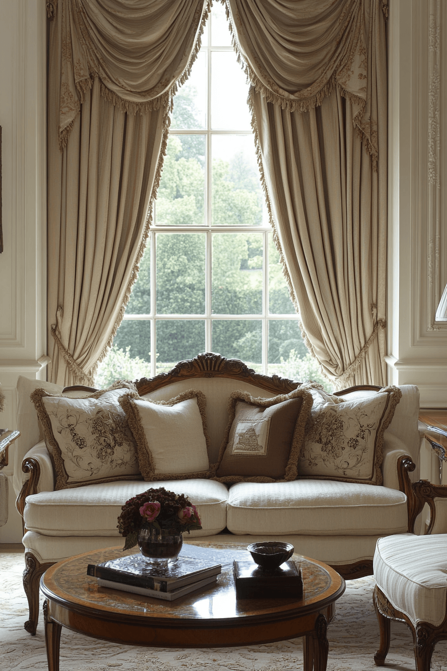 french provincial living room