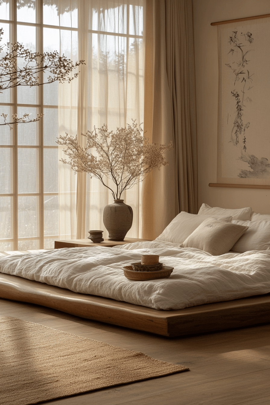 japandi small bedroom