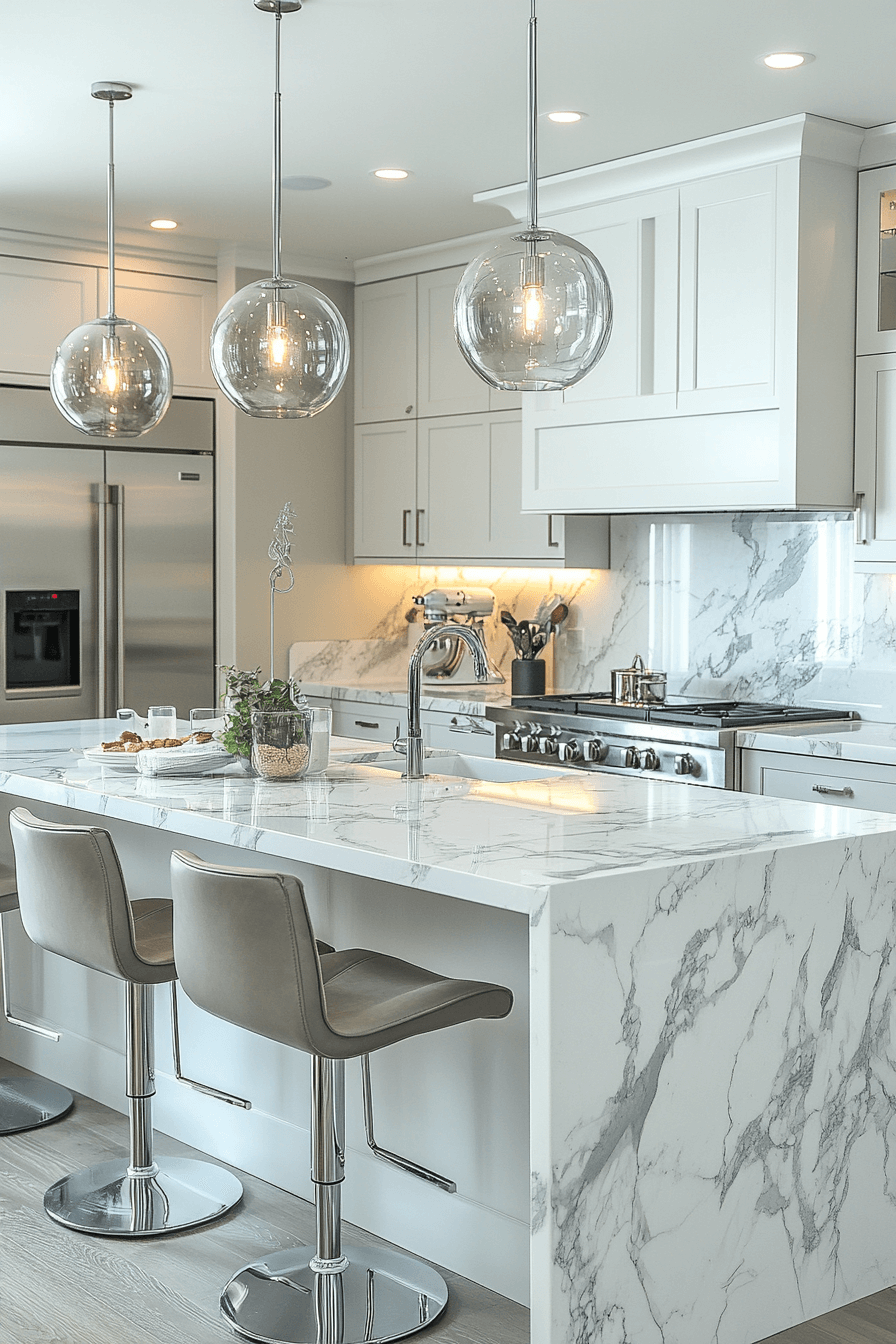 marble kitchen countertops