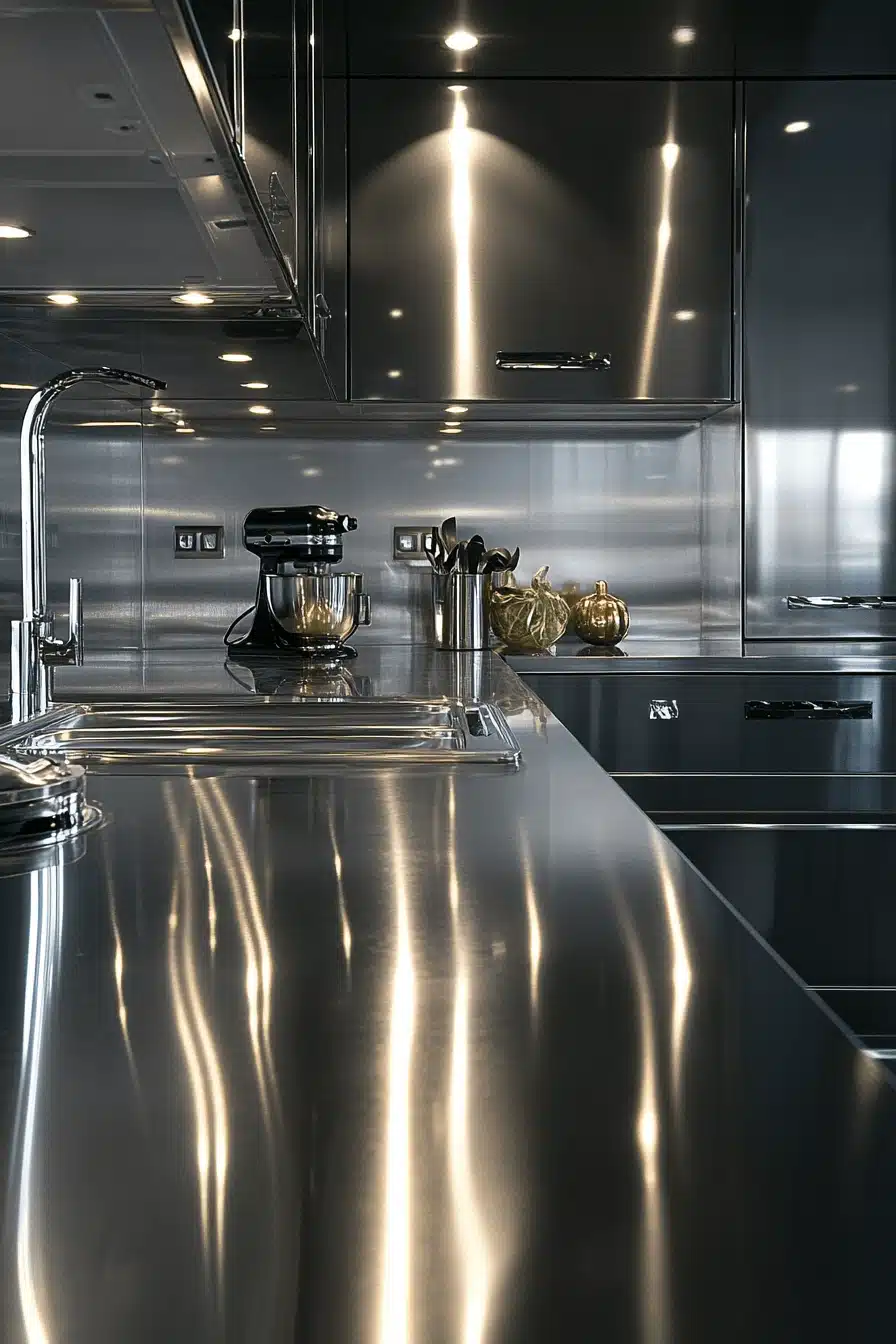 light gray kitchen cabinets