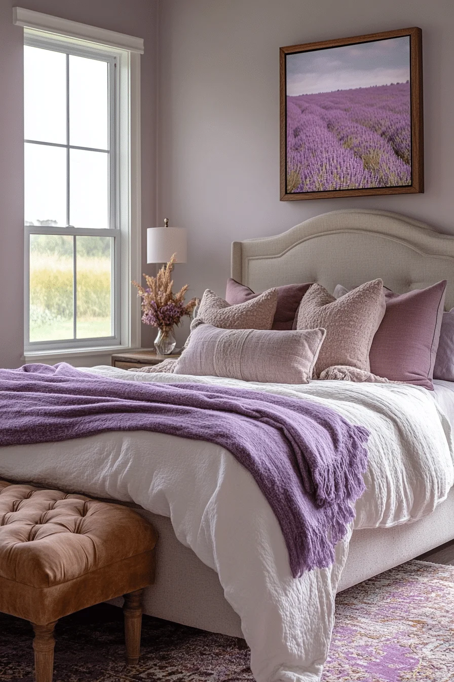 Lavender Serenity Bedroom
