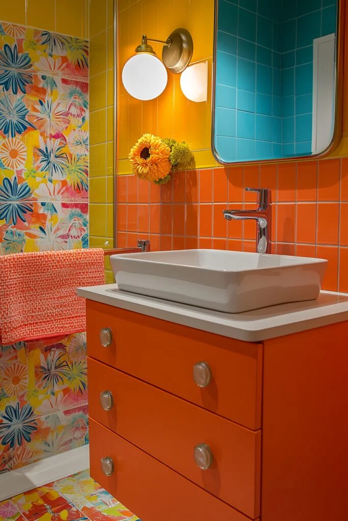 Bold Retro Revival with Modern Comforts