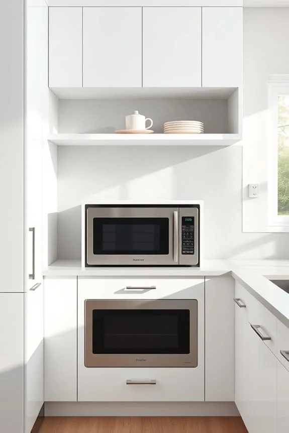 sleek organized kitchen design