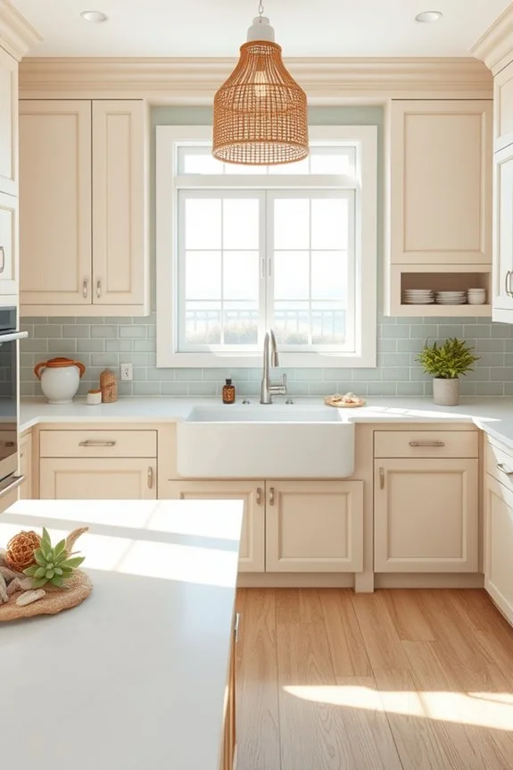 coastal kitchen color palette