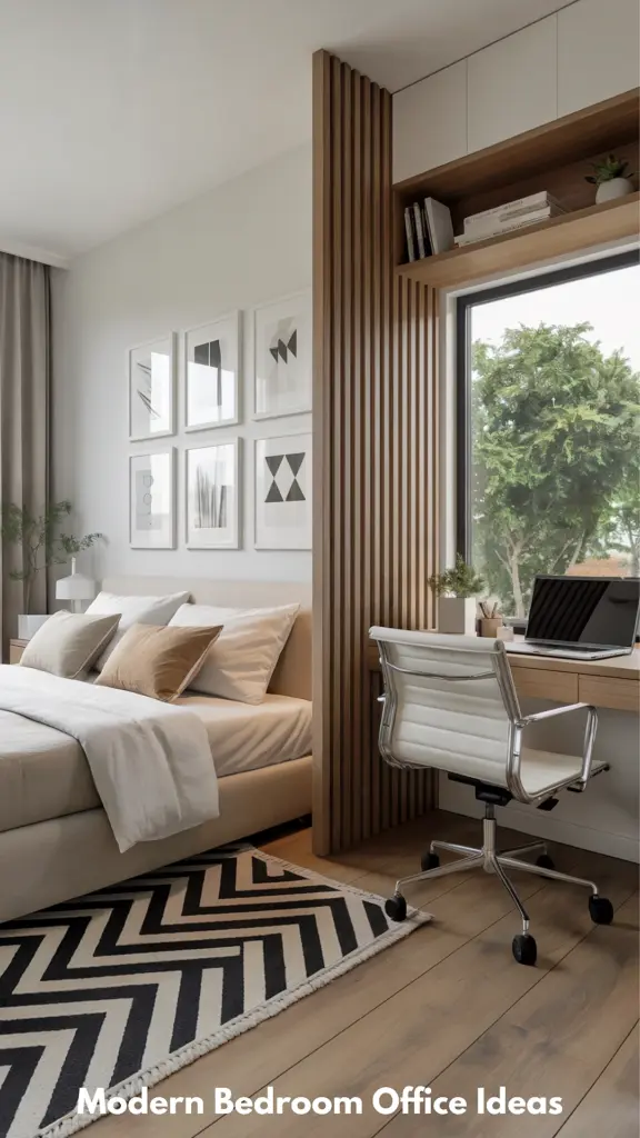 Modern Bedroom Office Ideas