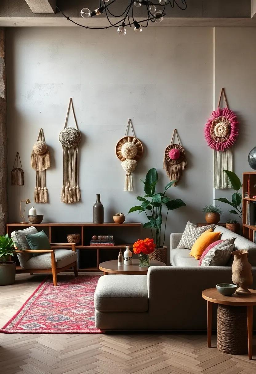 Soft Sculptural Wall Hangings Crafted From Wool And Felt Adding Cozy Elegance To Eclectic Spaces