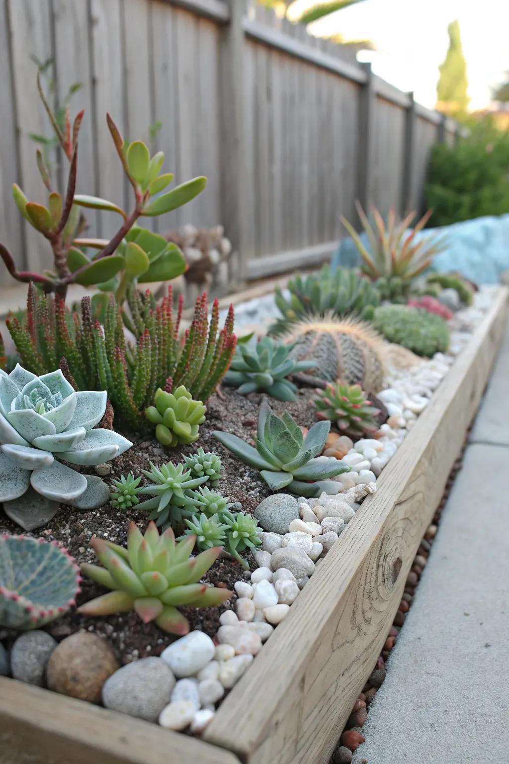 Sea-inspired succulents add exotic flair to coastal gardens.