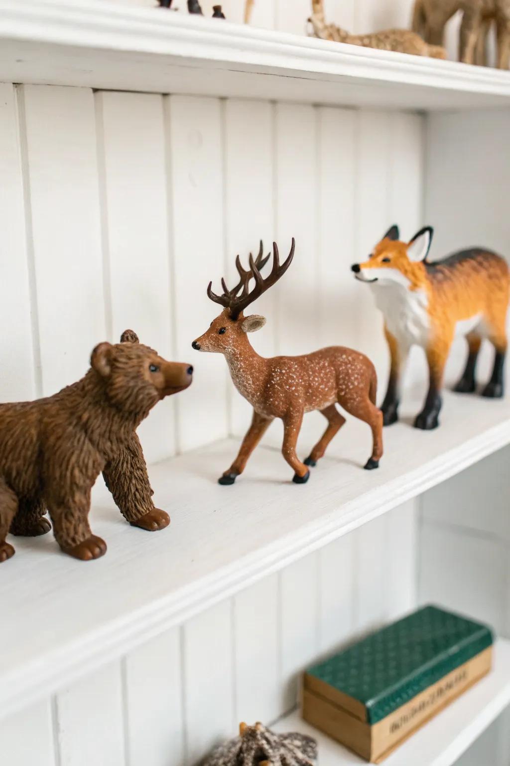 Mini figurines for imaginative play.