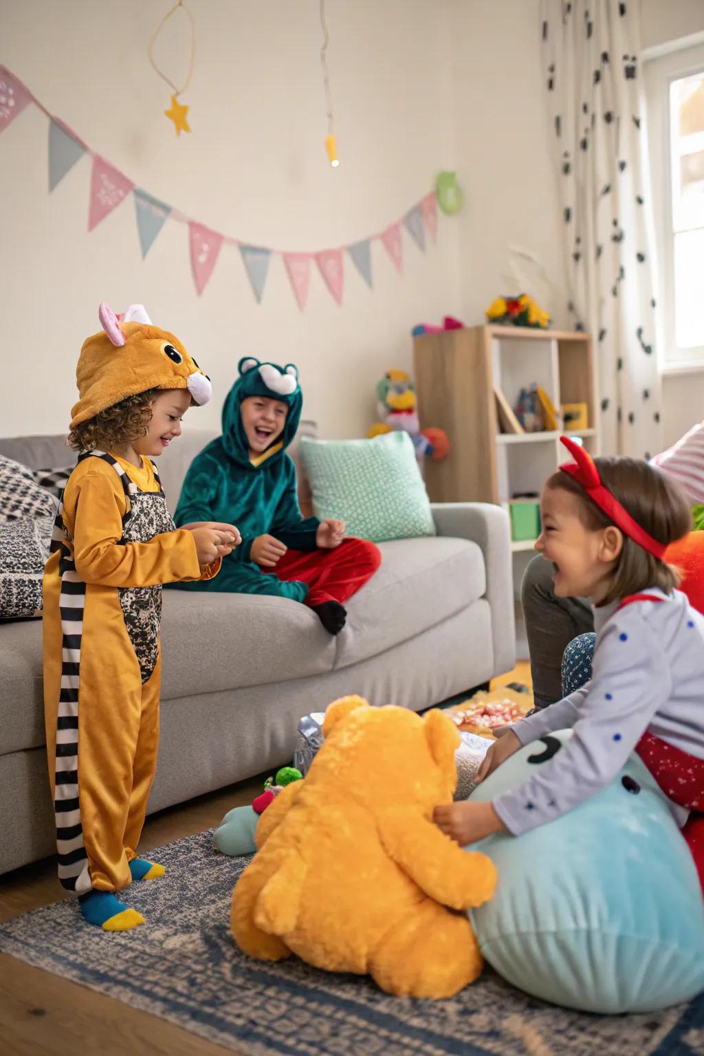 Themed dress-up days add magic to indoor play.