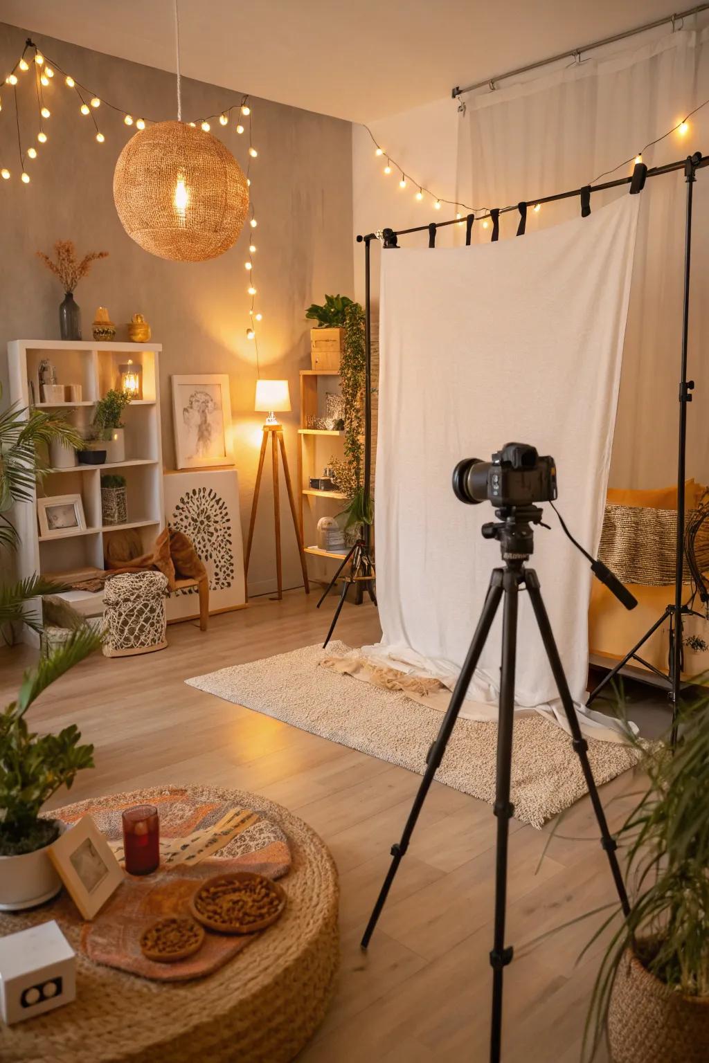 Create the right mood with adjustable lighting.