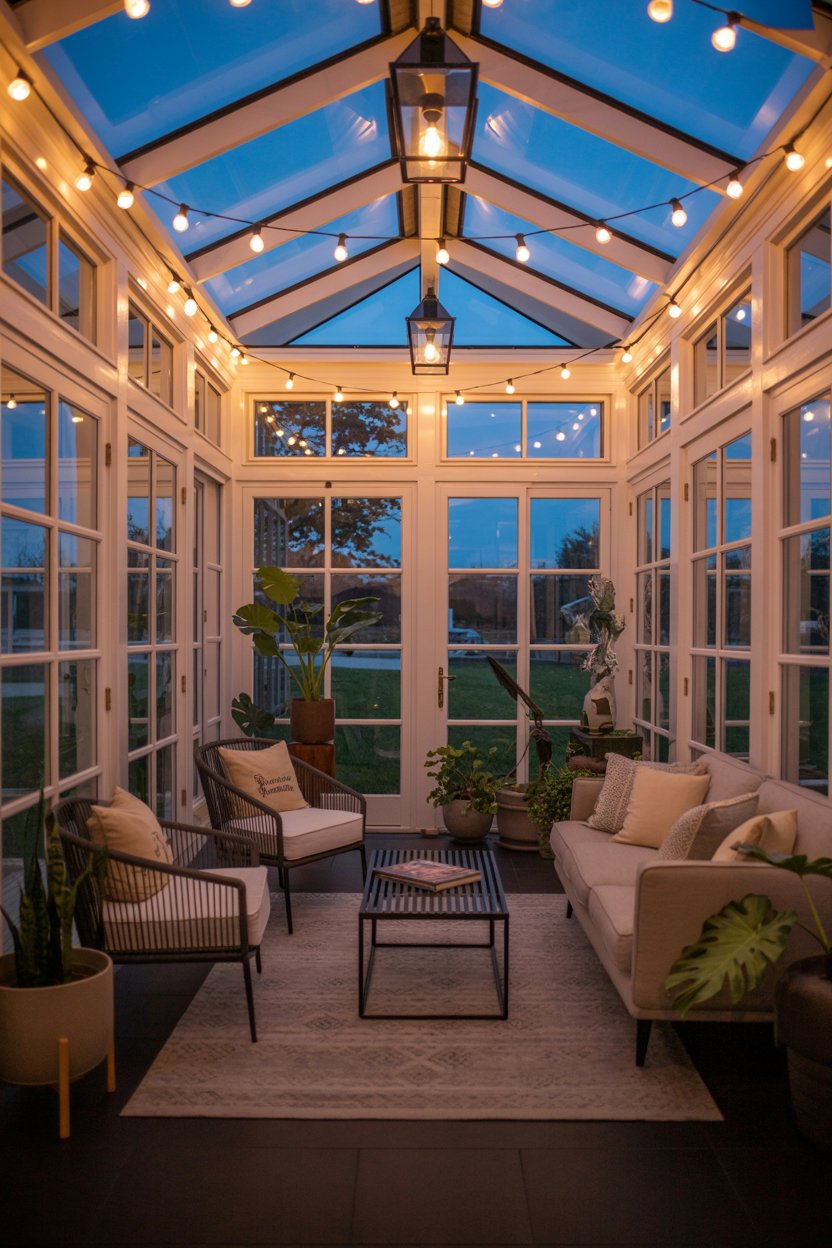 Stylish Sunroom