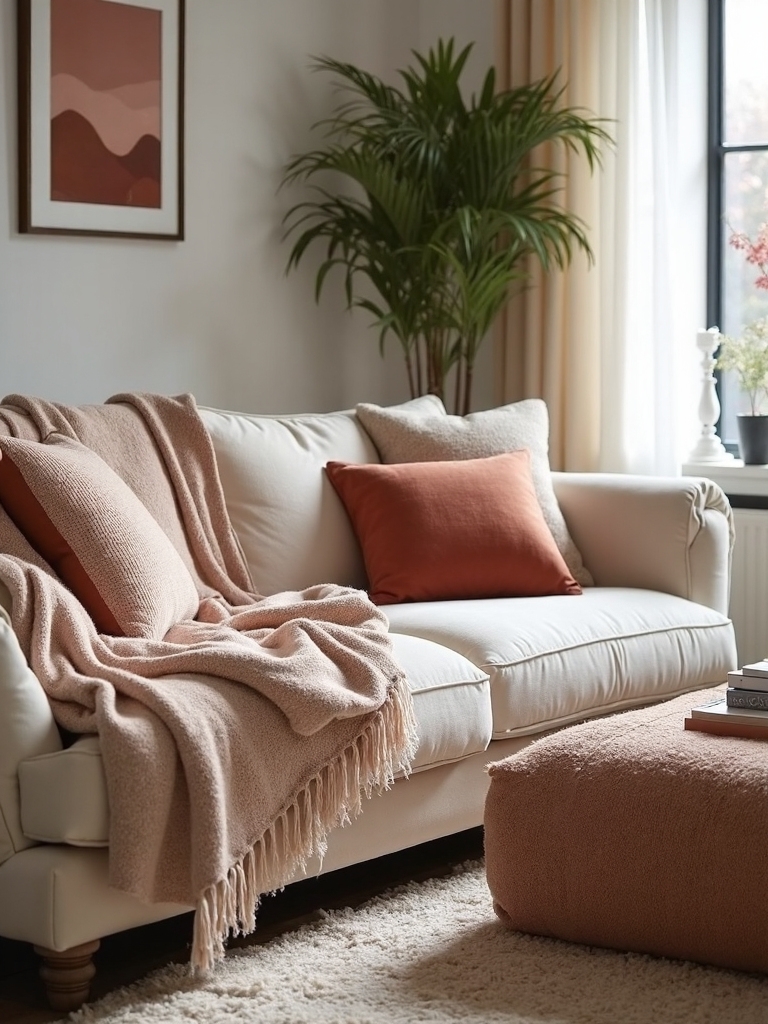 cozy layered inviting relaxing
