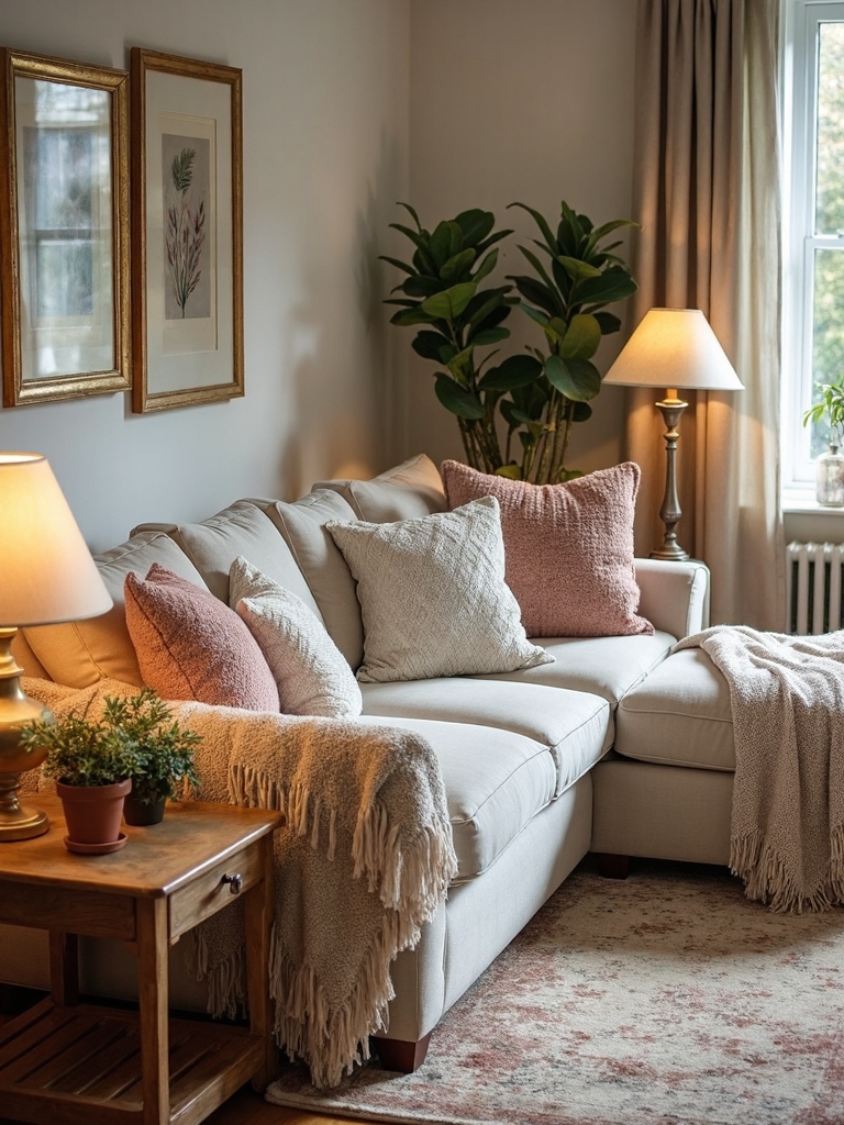 layered textured thoughtful home decor