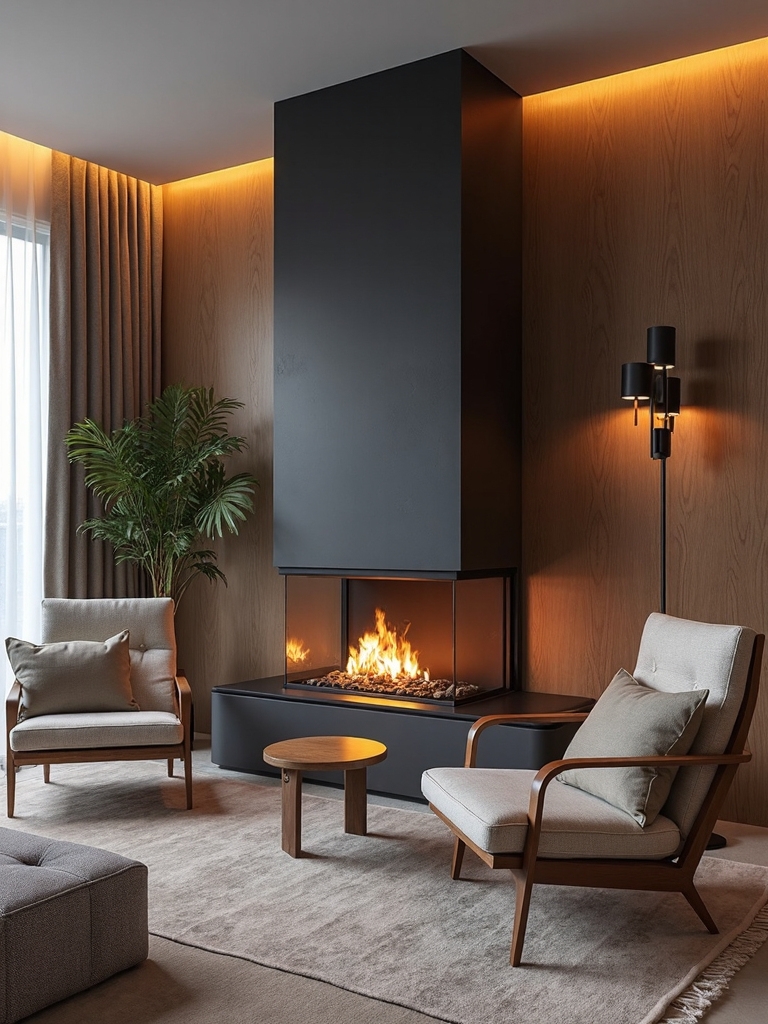 fireplace as architectural focal point