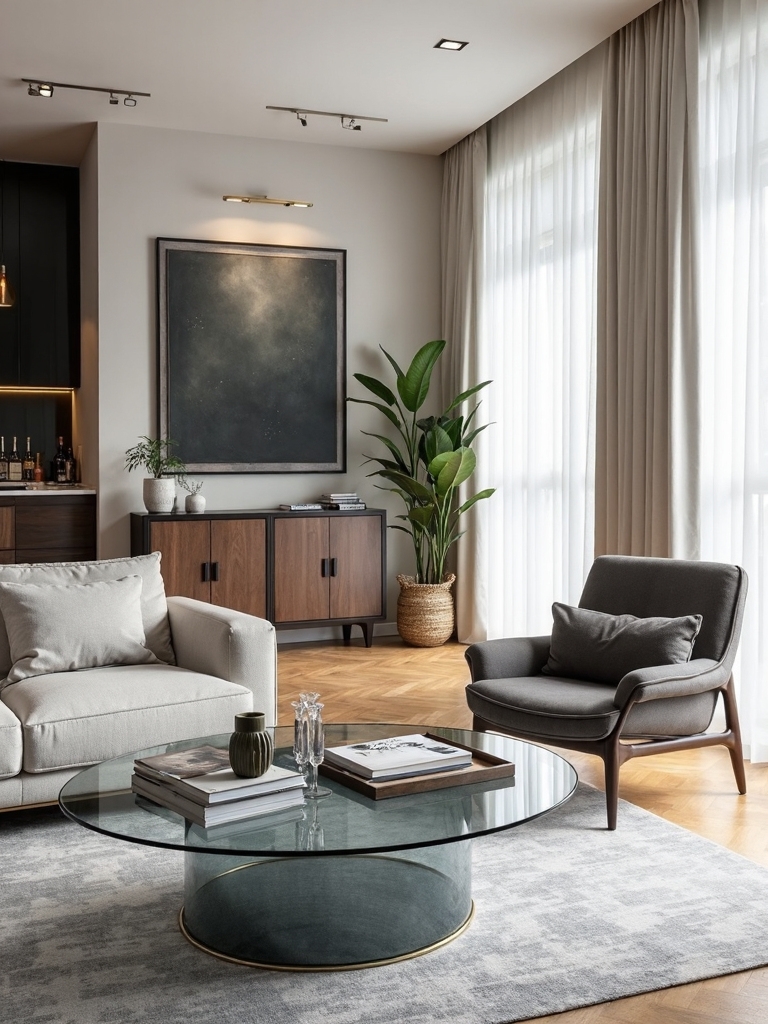 open low minimalist accent tables