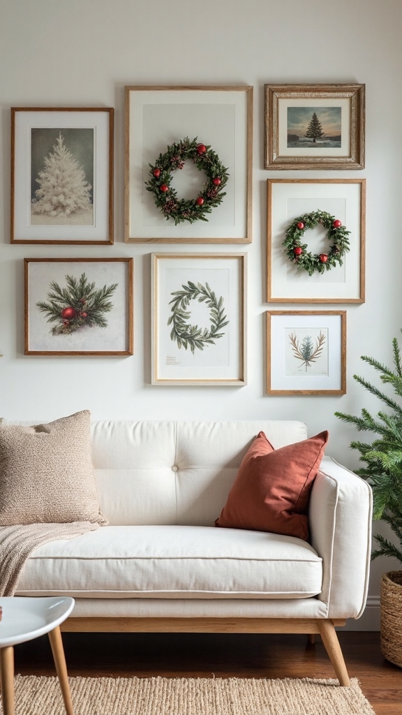 festive balanced illuminated customized holiday wall