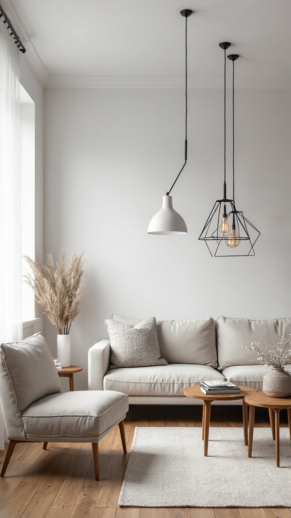 geometric minimalist sculptural functional lighting