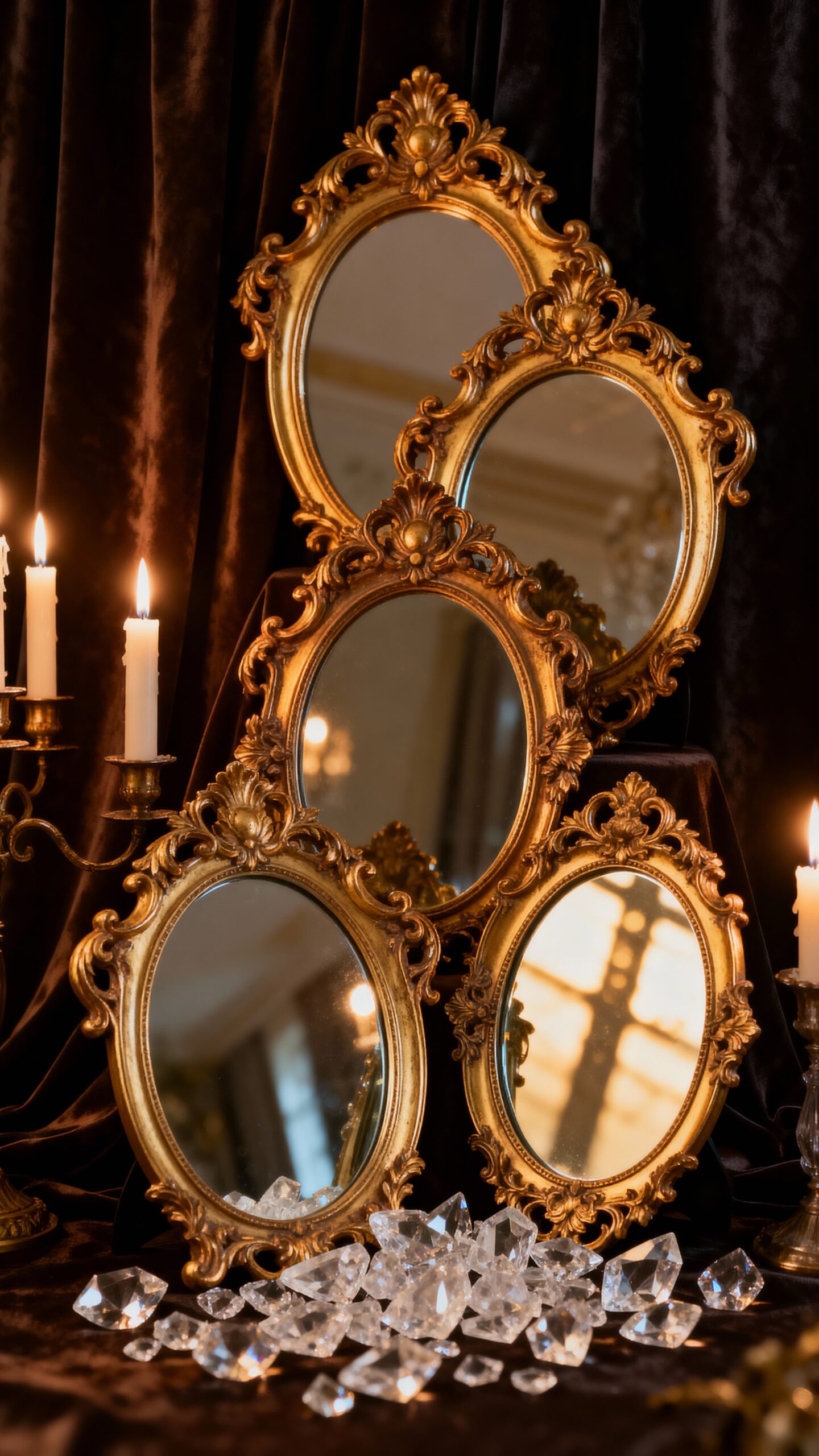 vintage mirrors for mystical scrying
