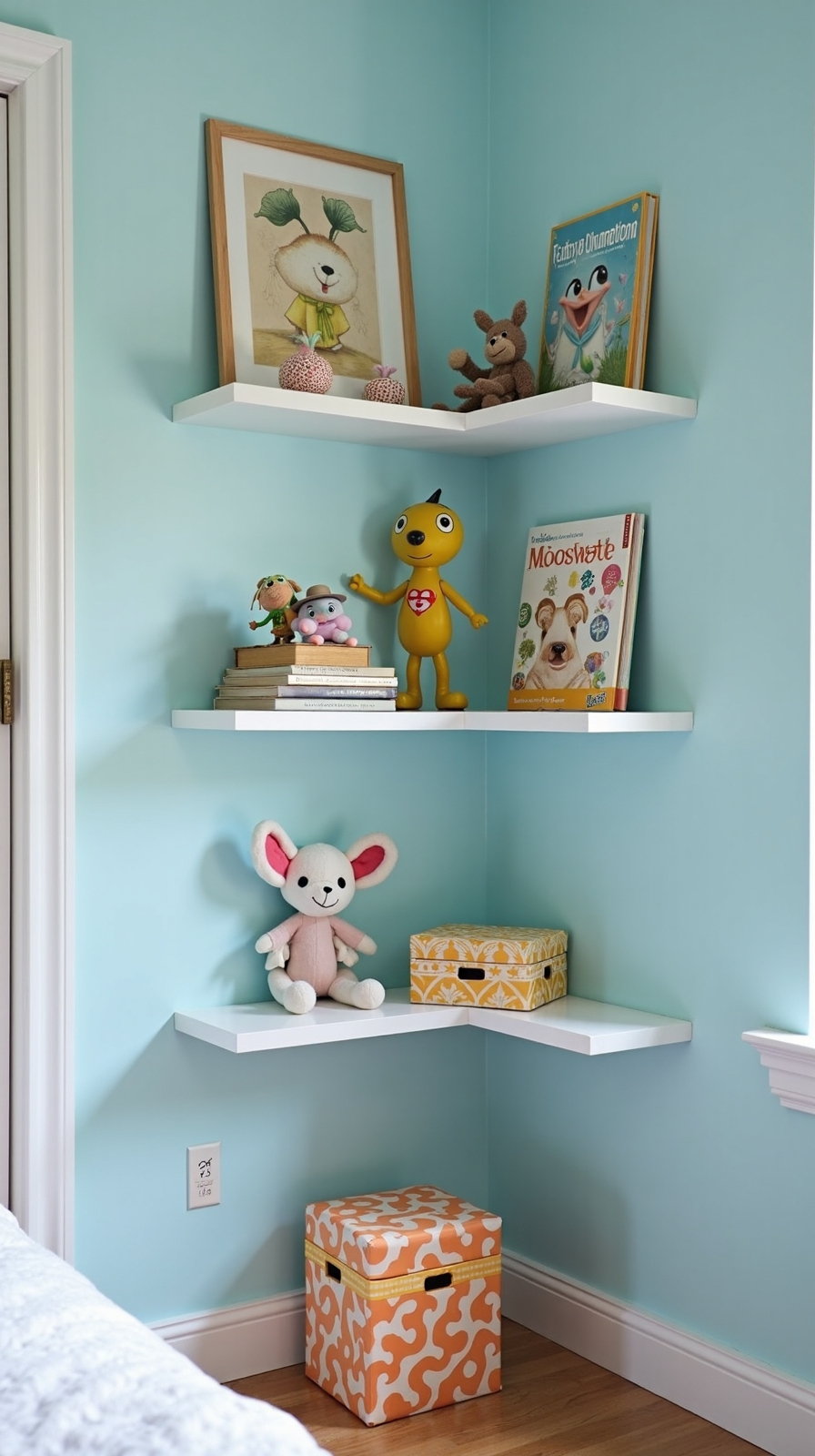 floating shelves for small rooms