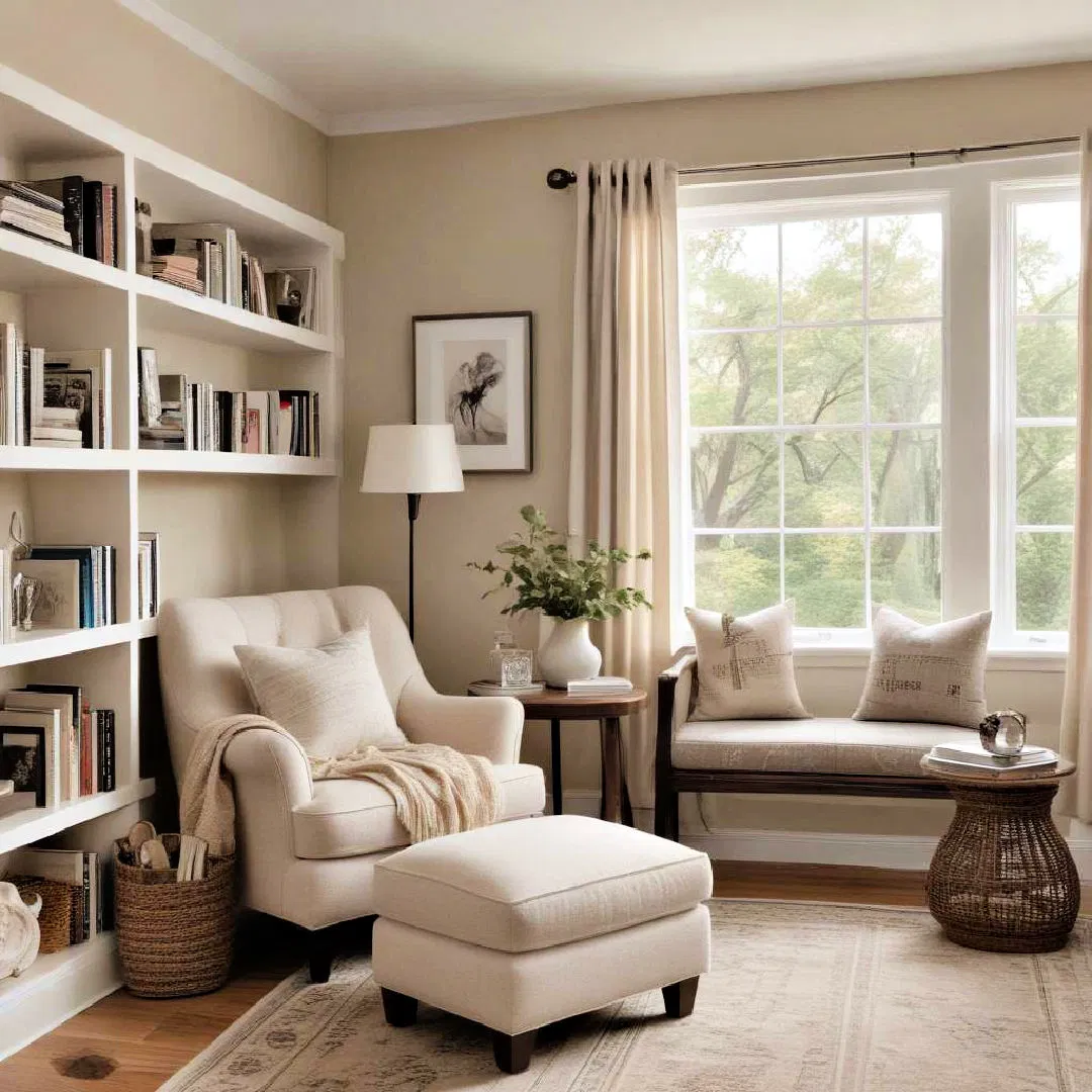 cozy reading nook