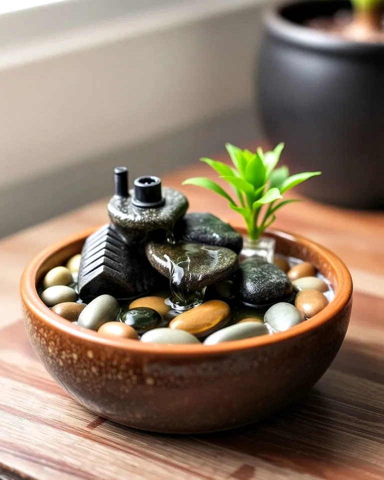 Mini water feature Zen garden