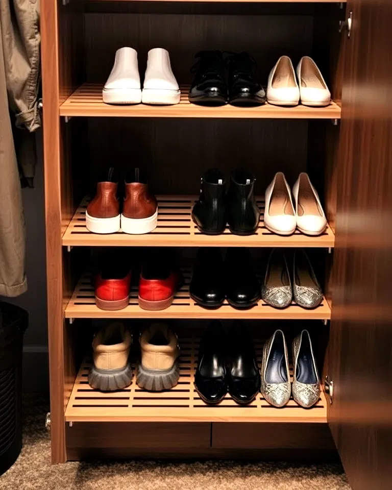 shoe storage cabinet