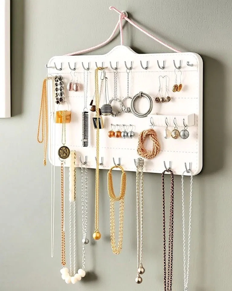 wall mounted jewelry organizer