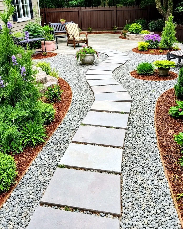 Bluestone Stepping Stones Pathway