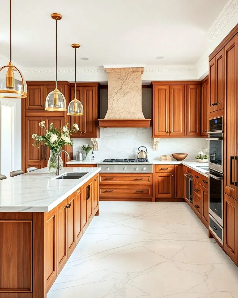 Marble surfaces adding luxury to Italian interiors