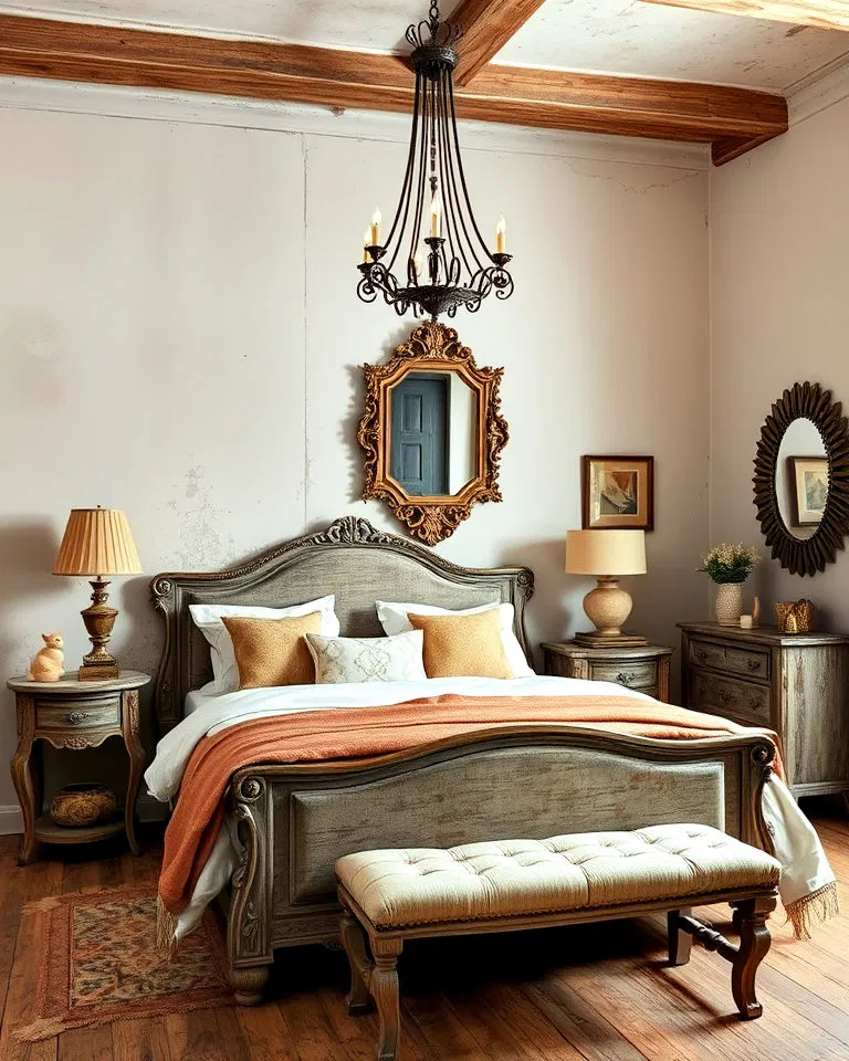 Aged patina finishes adding character to Italian interiors