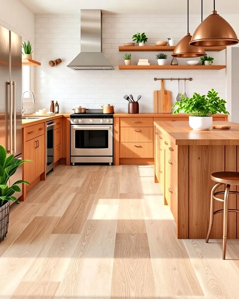 eco friendly vinyl flooring for kitchen