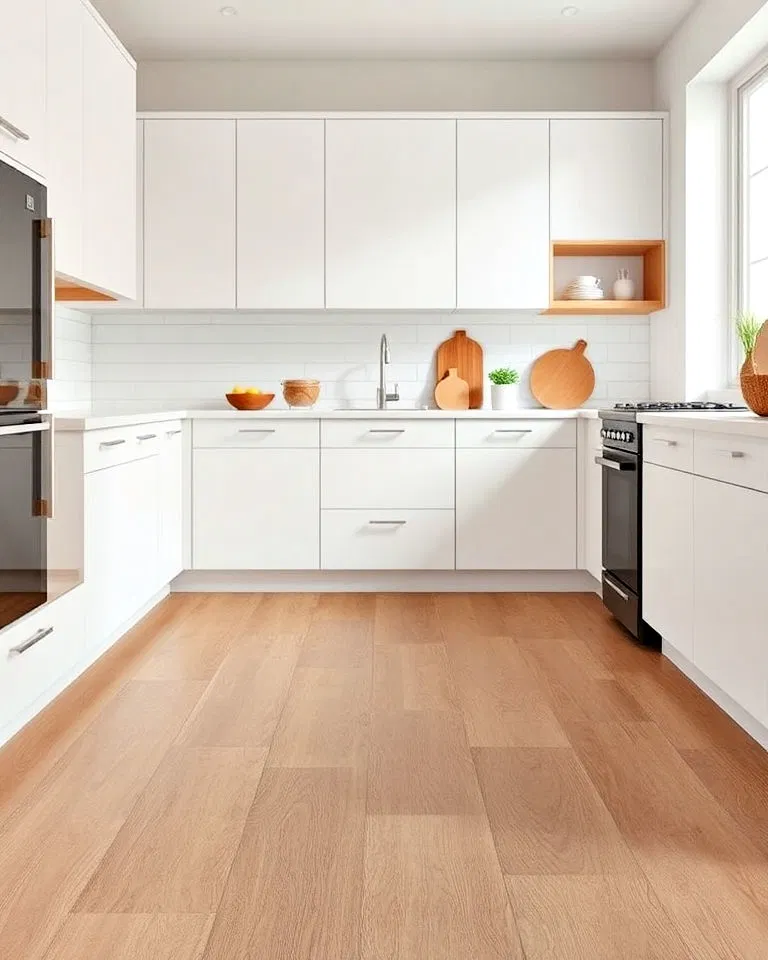 matte finish vinyl flooring for kitchen