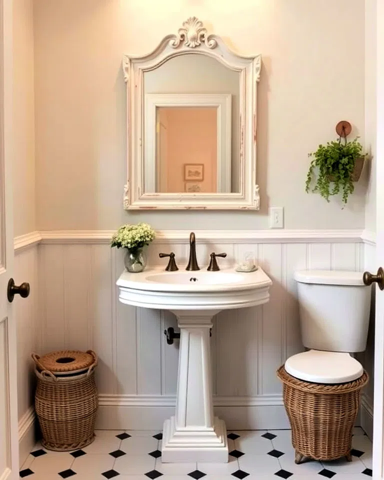 French style pedestal sink
