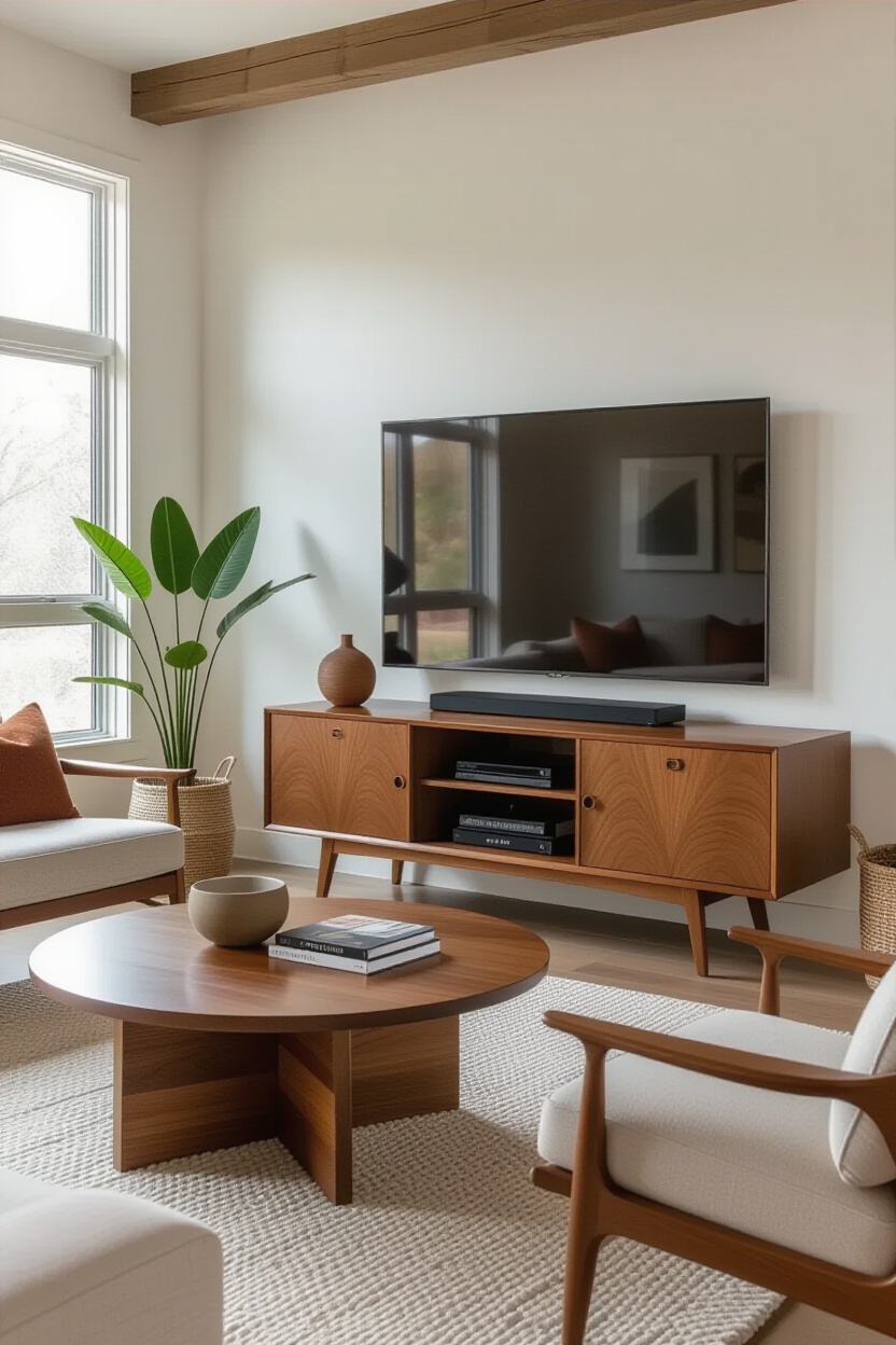 Eclectic Apartment Living Room