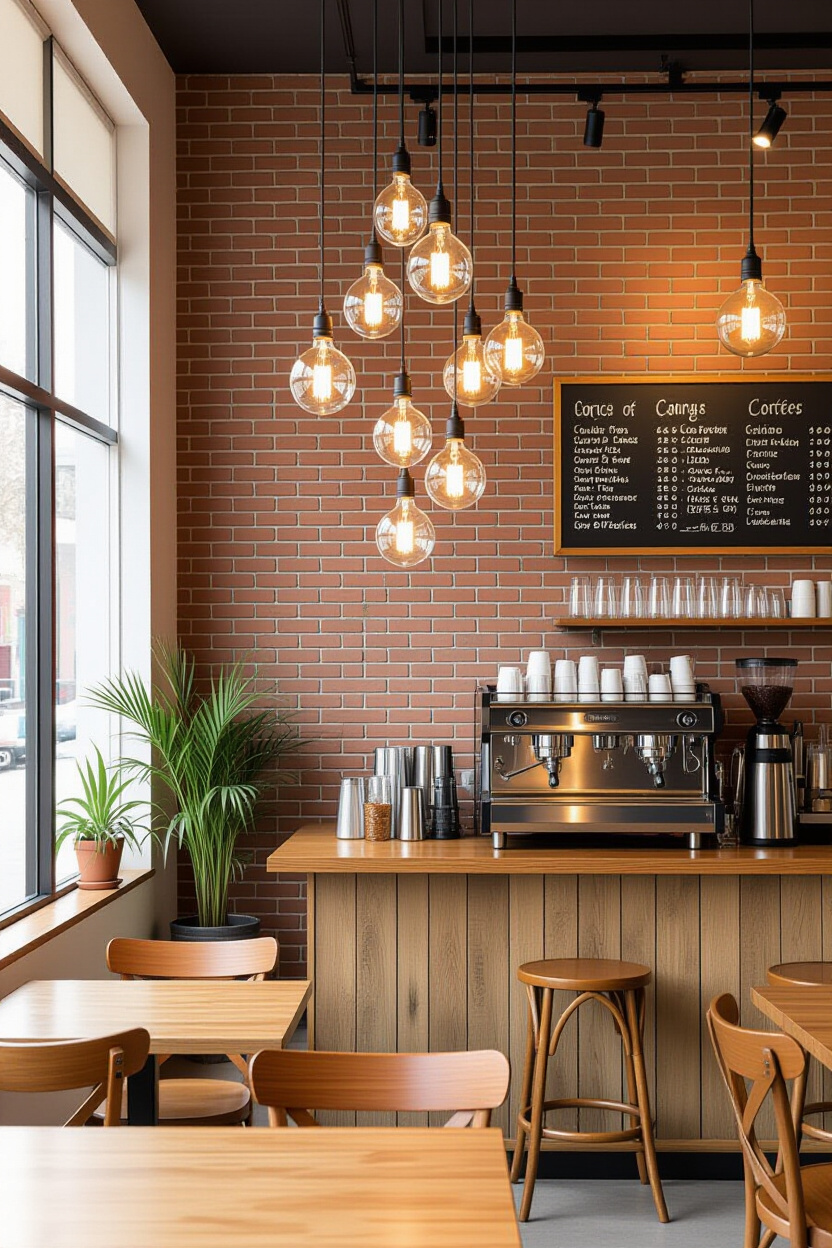 Edison bulb industrial lighting