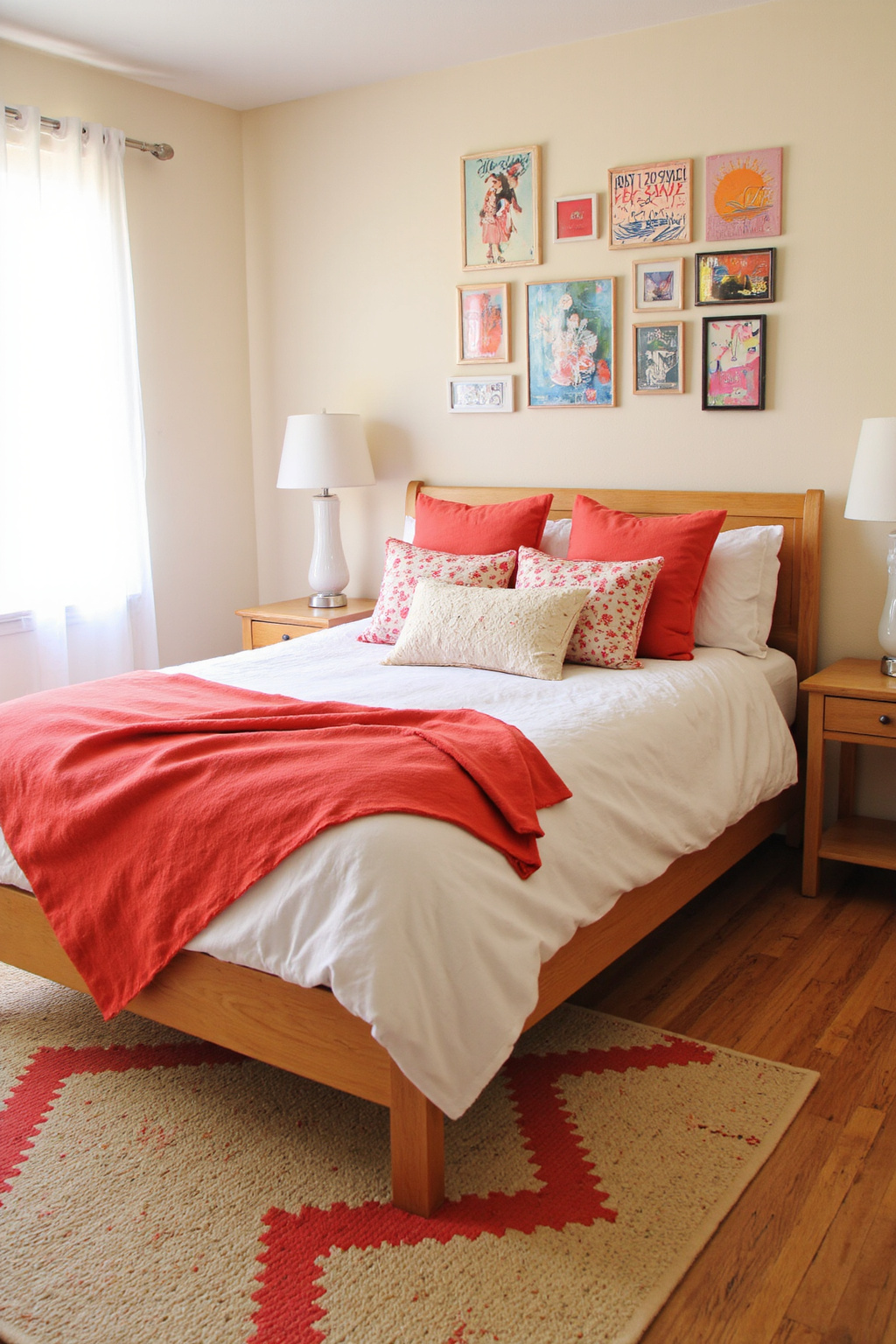 coral bedroom ideas, peach bedroom, coral wall bedroom, room ideas bedroom, peach bedroom ideas